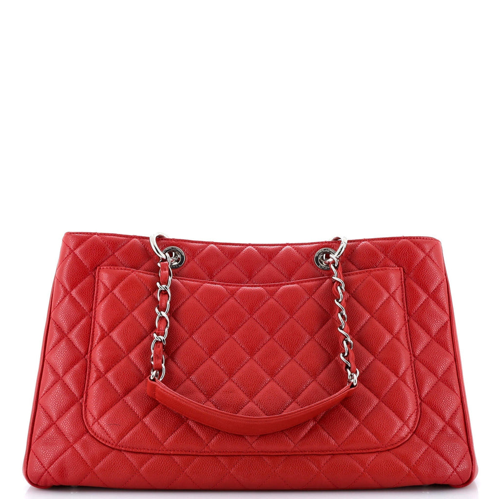 Chanel Grand Shopping Tote Quilted Caviar XL