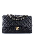Chanel Classic Single Flap Bag Quilted Lambskin Jumbo