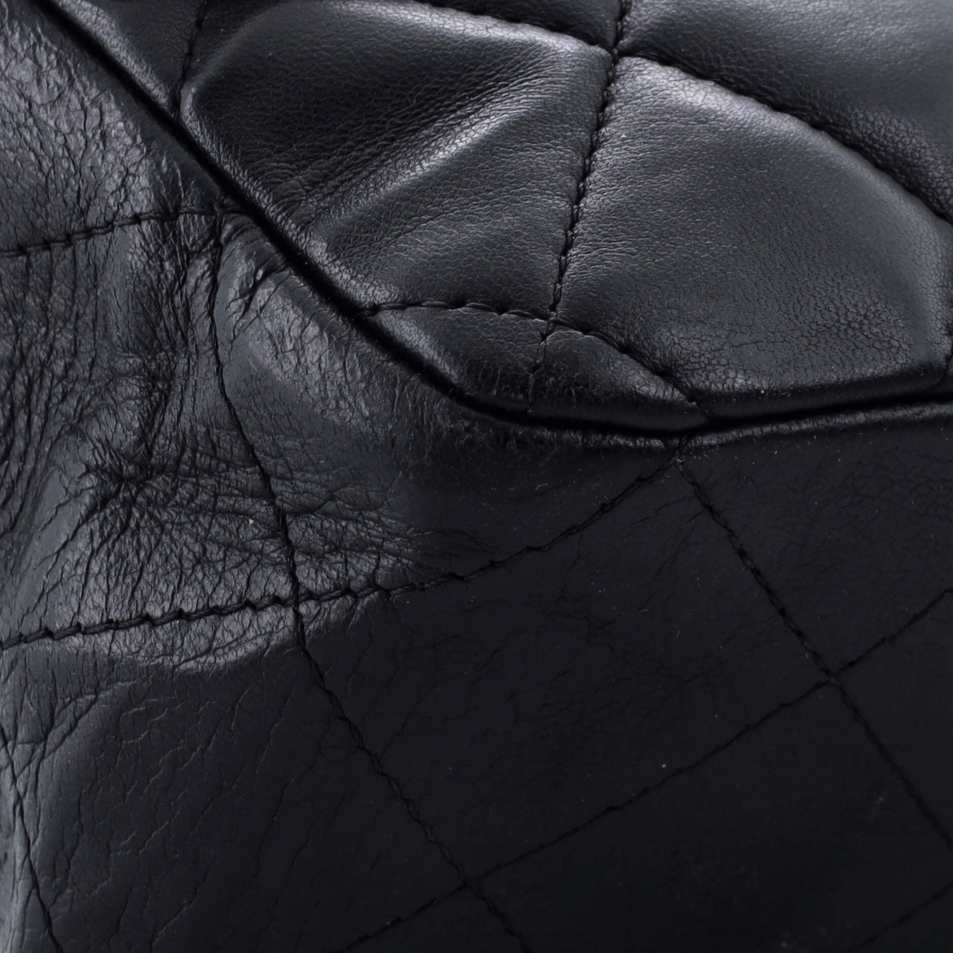 Chanel Classic Single Flap Bag Quilted Lambskin Jumbo