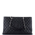 Chanel Grand Shopping Tote Quilted Caviar XL