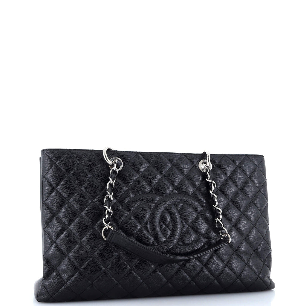 Chanel Grand Shopping Tote Quilted Caviar XL