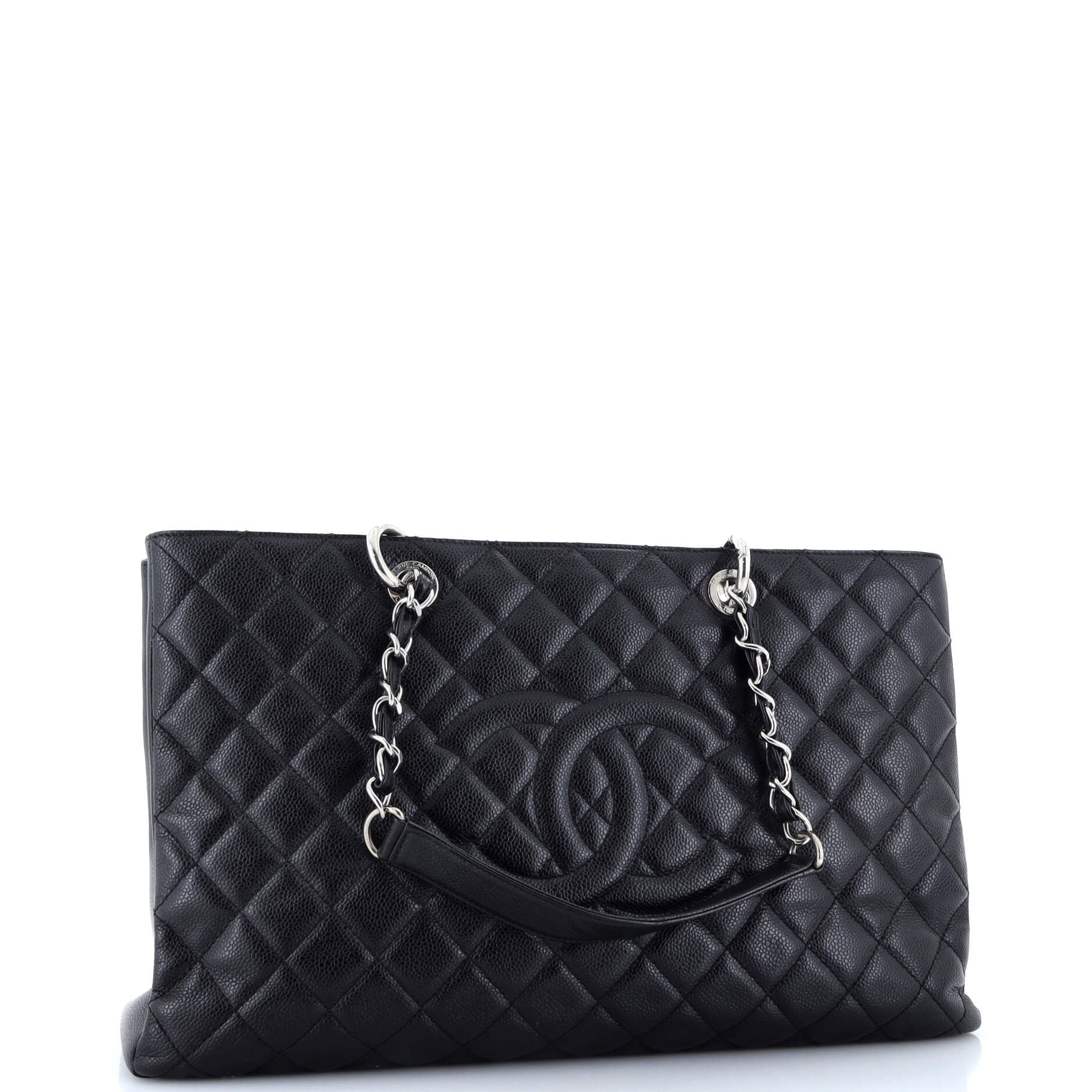 Chanel Grand Shopping Tote Quilted Caviar XL