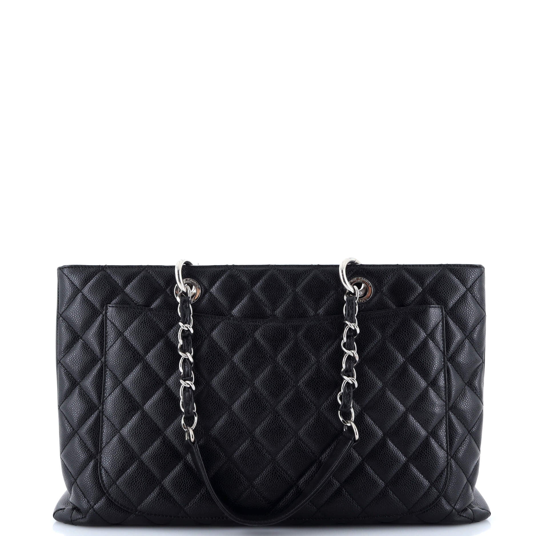 Chanel Grand Shopping Tote Quilted Caviar XL