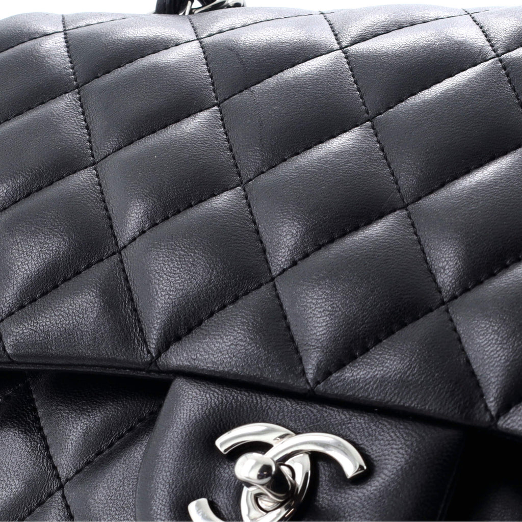 Chanel Classic Double Flap Bag Quilted Lambskin Jumbo