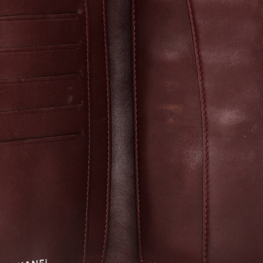 Chanel L-Flap Wallet Quilted Lambskin Long