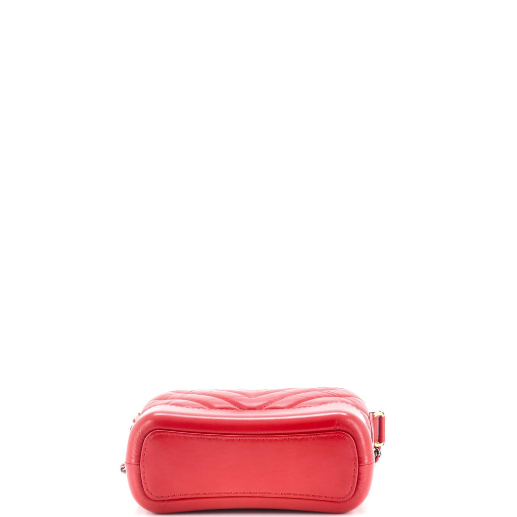 Chanel Gabrielle Hobo Chevron Aged Calfskin Small