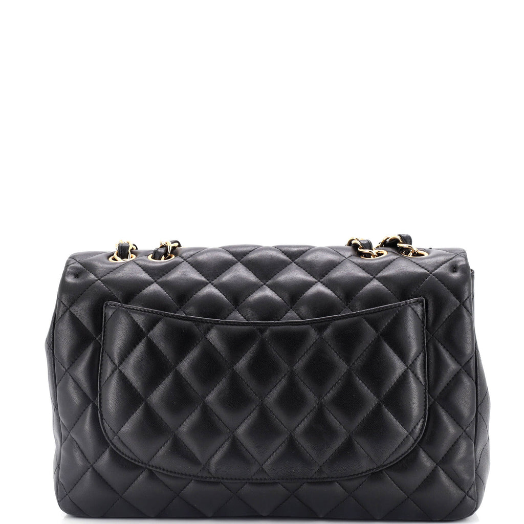 Chanel Classic Single Flap Bag Quilted Lambskin Jumbo