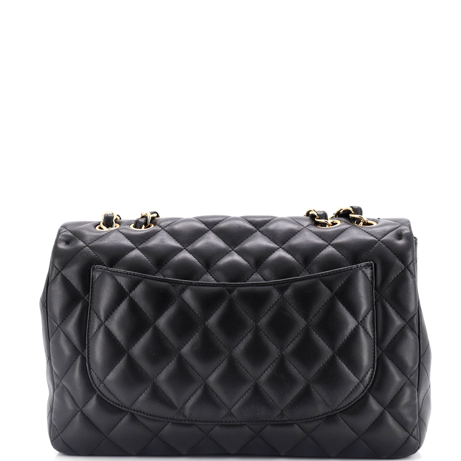 Chanel Classic Single Flap Bag Quilted Lambskin Jumbo
