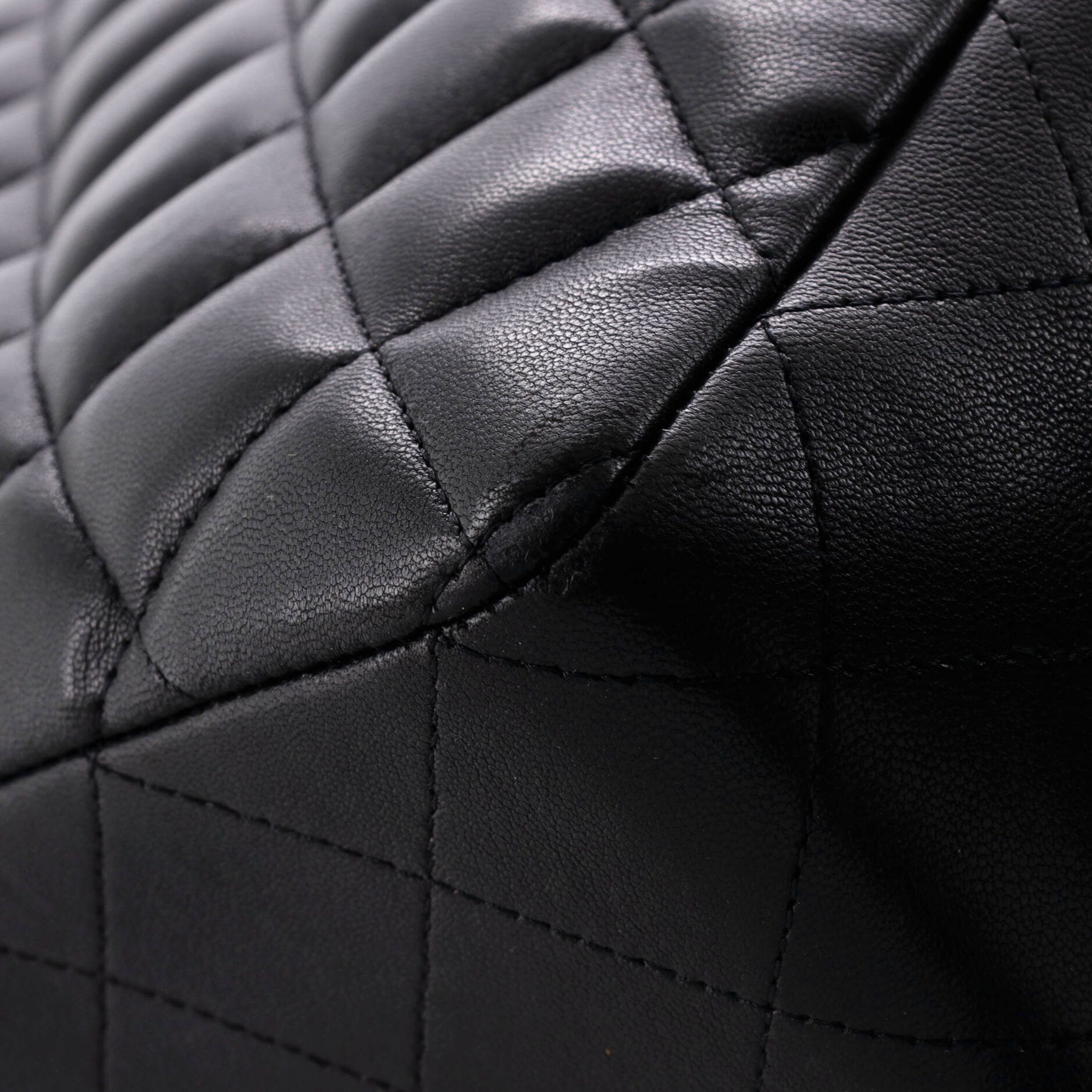 Chanel Classic Single Flap Bag Quilted Lambskin Jumbo