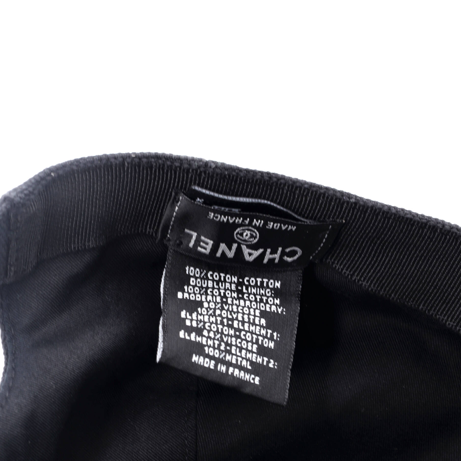 Chanel CC Baseball Cap Cotton