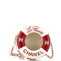 Chanel Lifesaver Round Crossbody Bag Lambskin Small