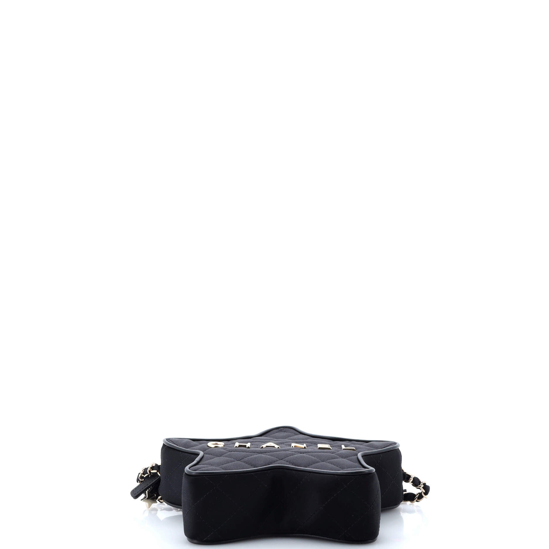 Chanel CC Walk of Fame Star Bag Quilted Satin