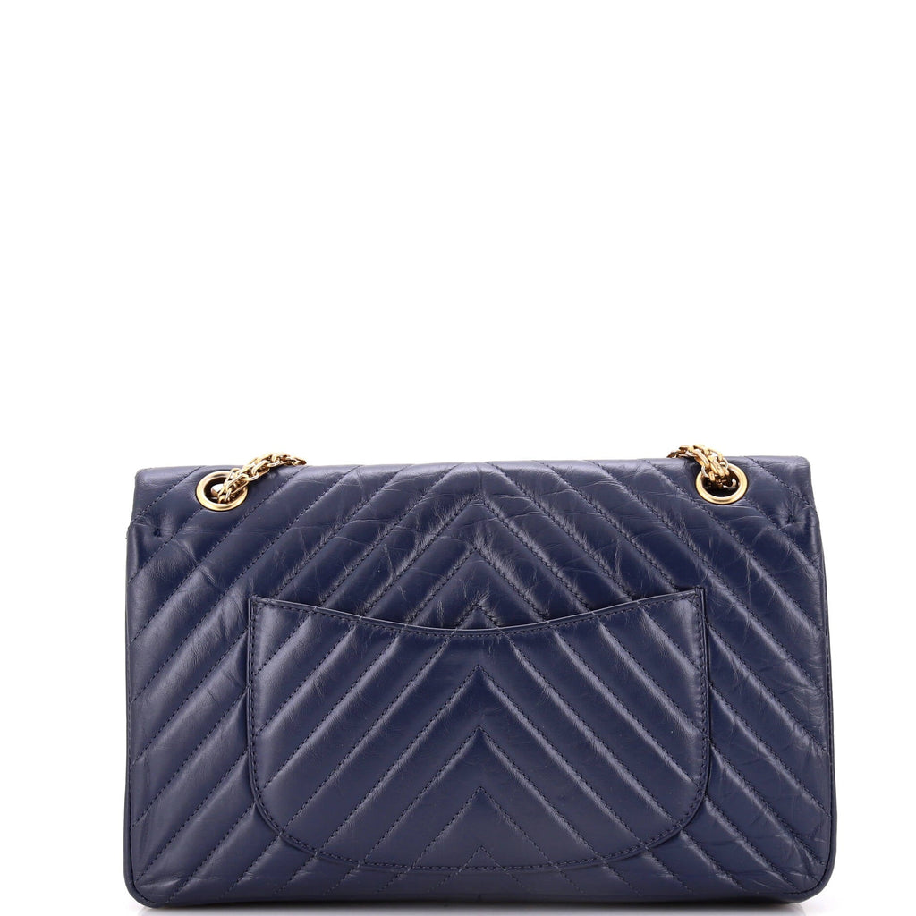 Chanel Reissue 2.55 Flap Bag Chevron Aged Calfskin 226