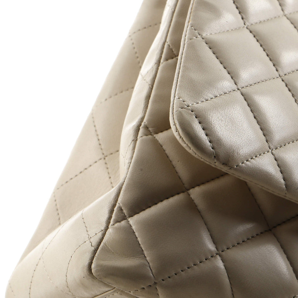 Chanel Classic Single Flap Bag Quilted Lambskin Jumbo
