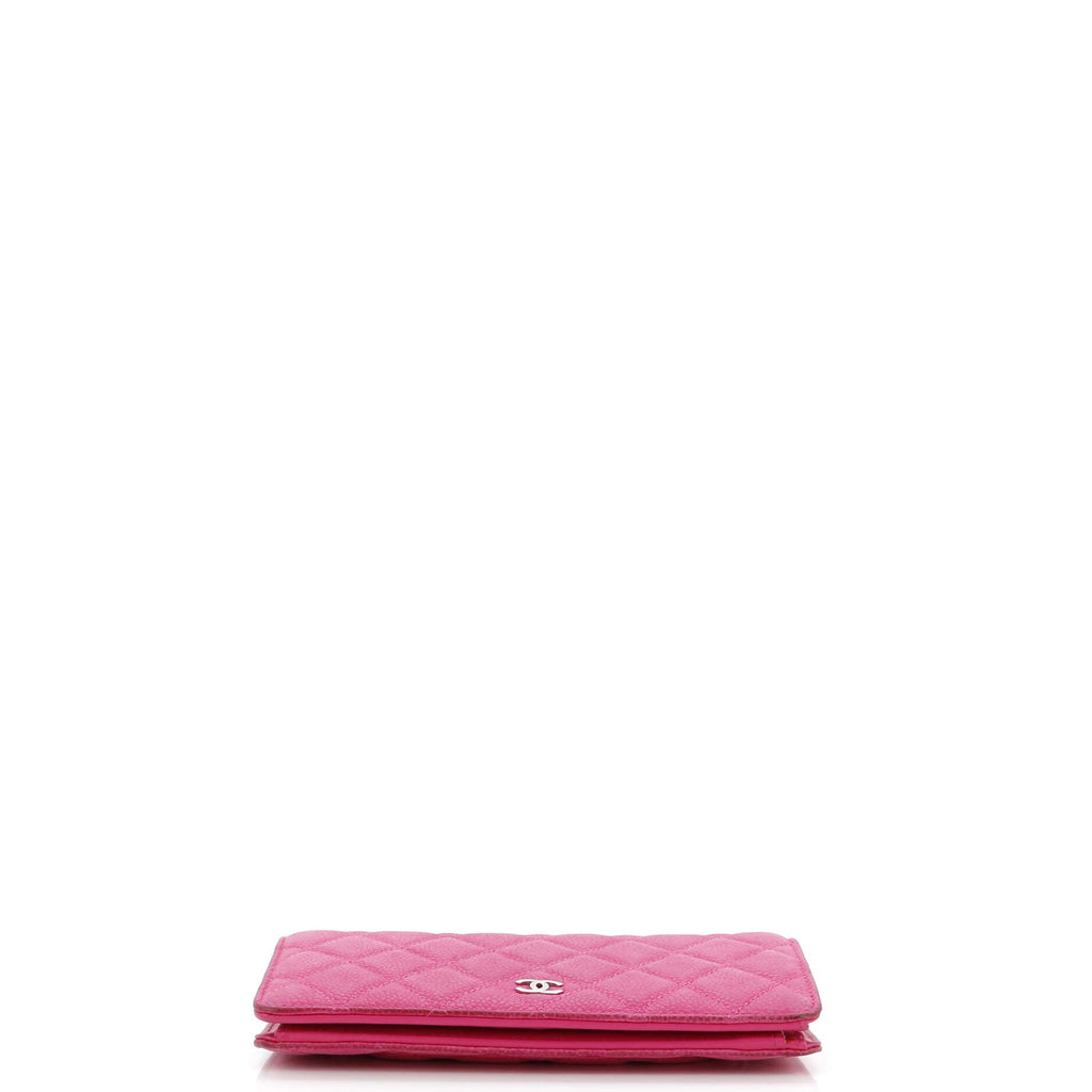 Chanel L-Yen Wallet Quilted Caviar