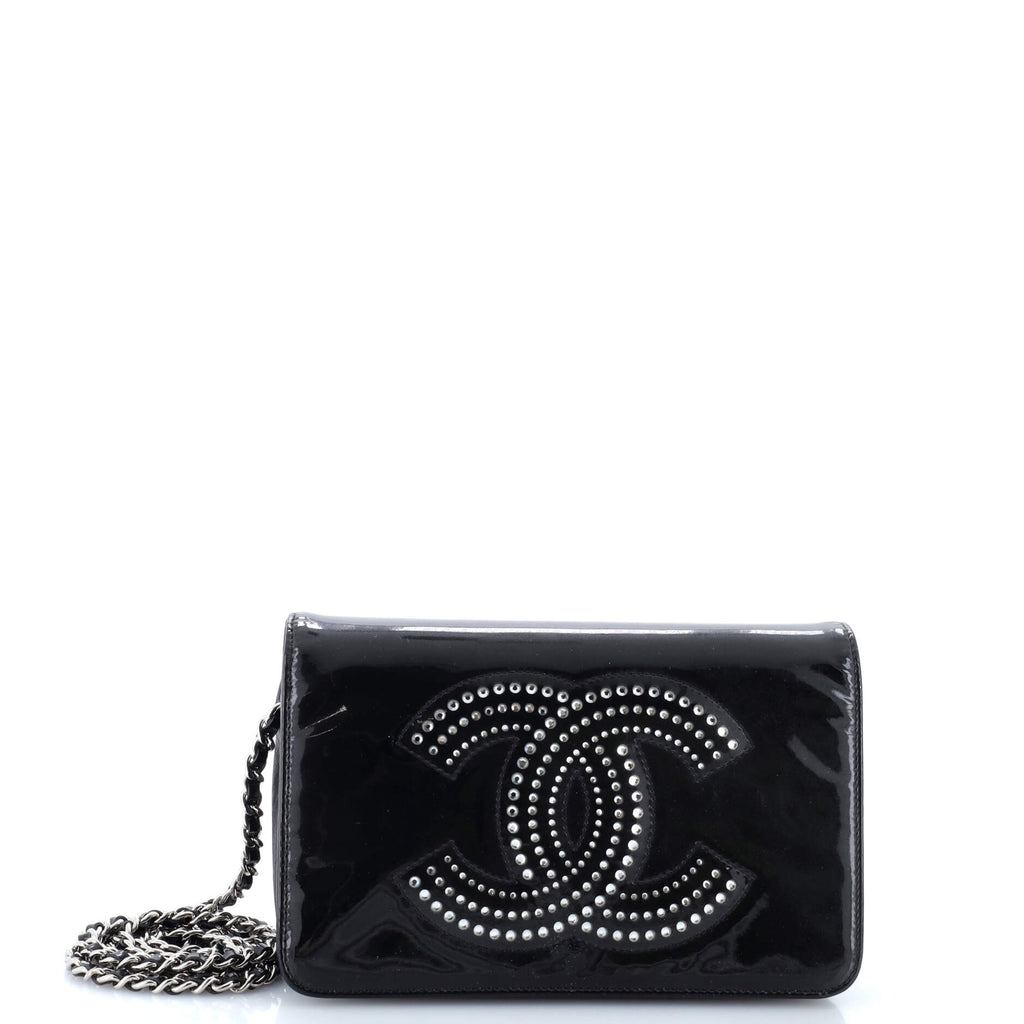 Chanel CC Wallet on Chain Strass Embellished