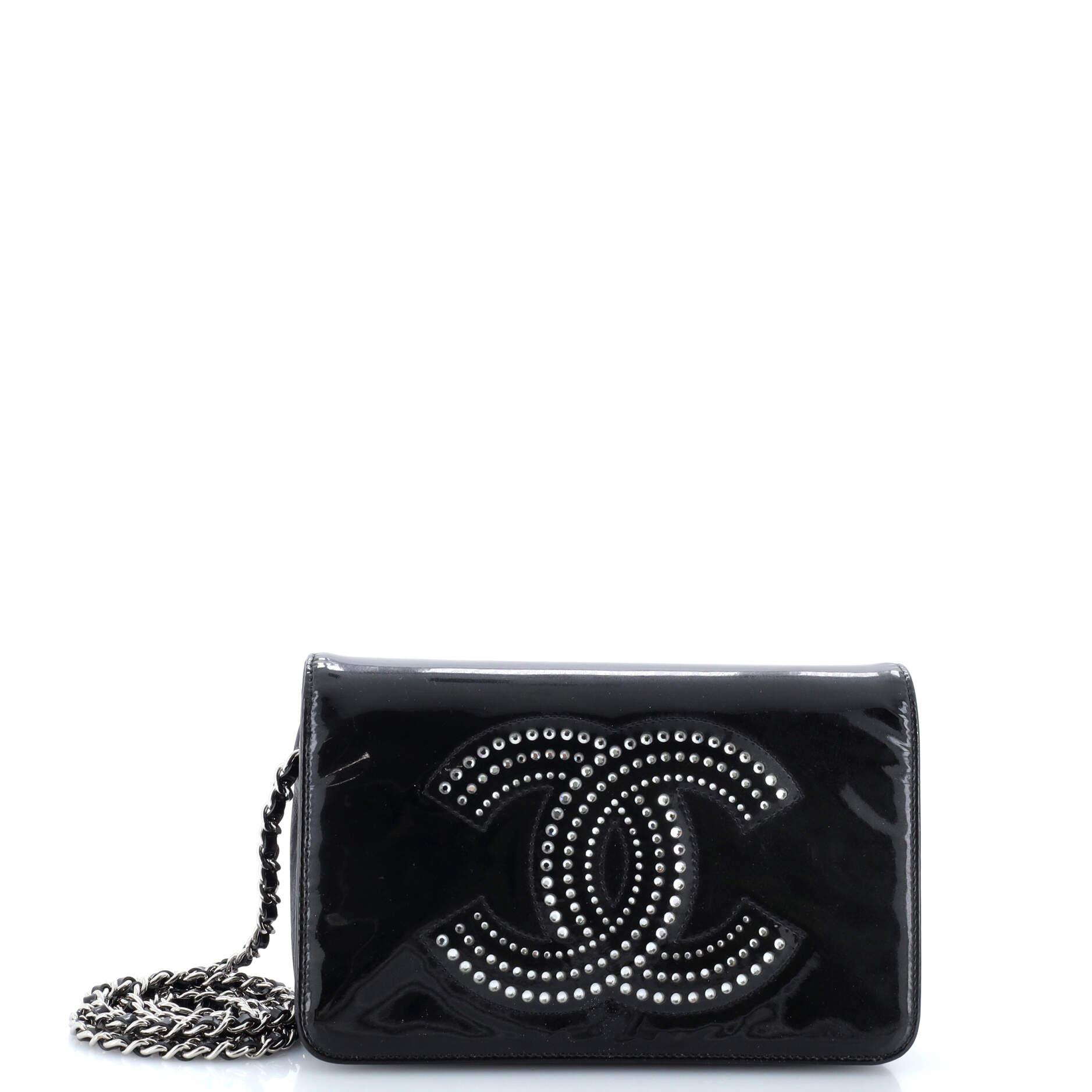 Chanel CC Wallet on Chain Strass Embellished