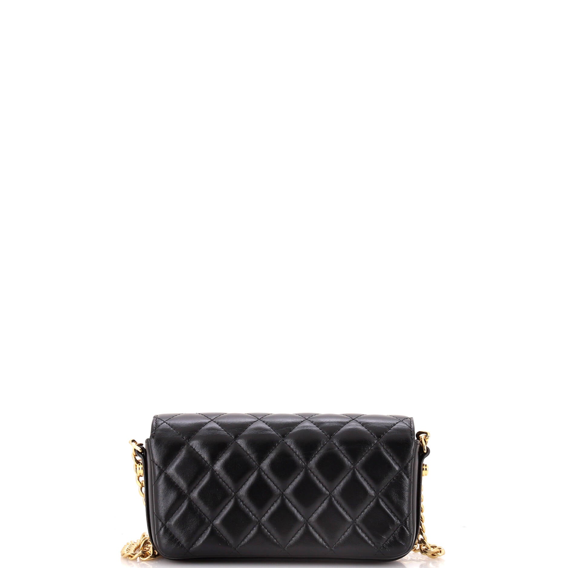 Chanel Giant CC Flap Baguette Bag Quilted Lambskin