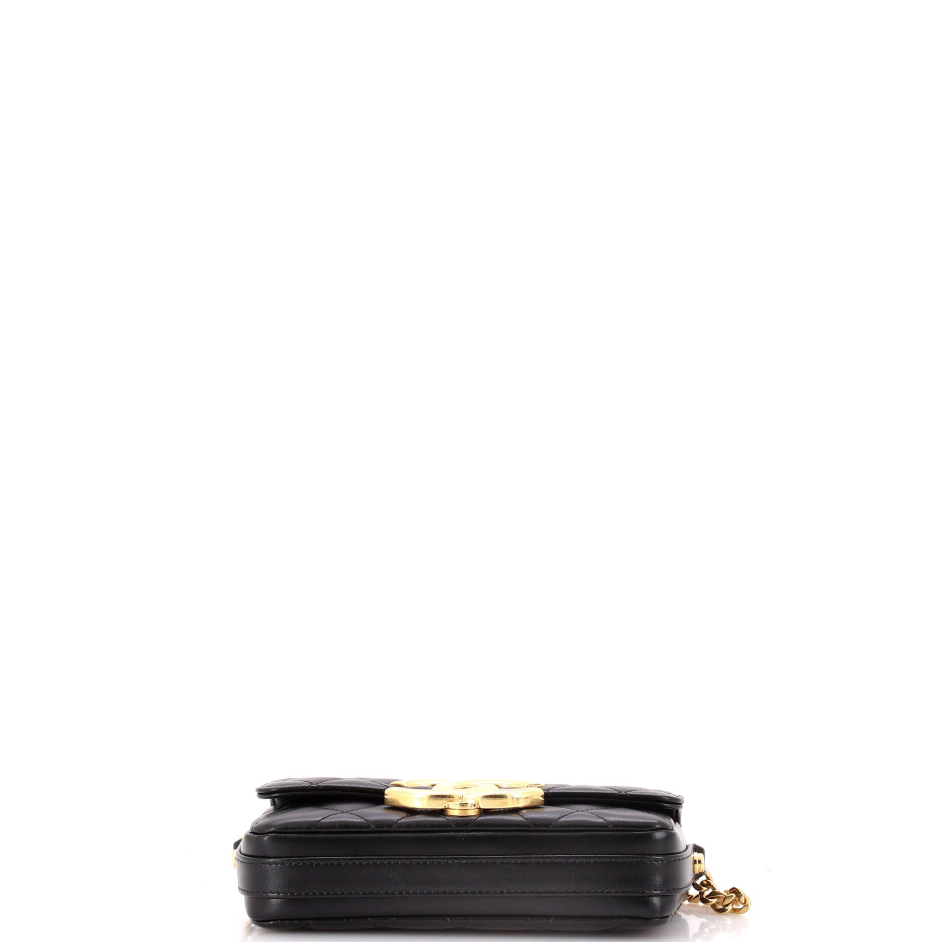 Chanel Giant CC Flap Baguette Bag Quilted Lambskin