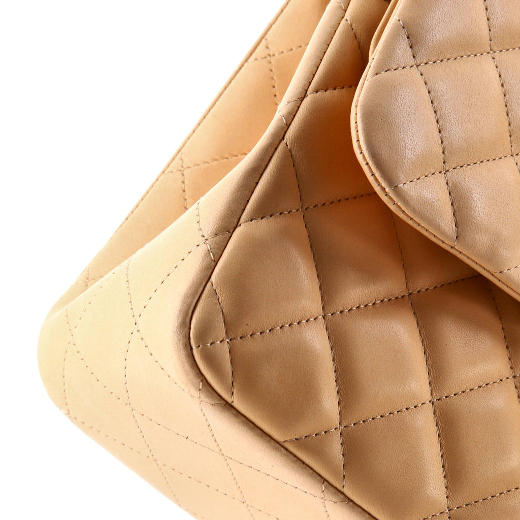 Chanel Classic Double Flap Bag Quilted Lambskin Jumbo