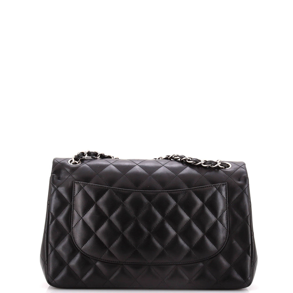 Chanel Classic Double Flap Bag Quilted Lambskin Jumbo