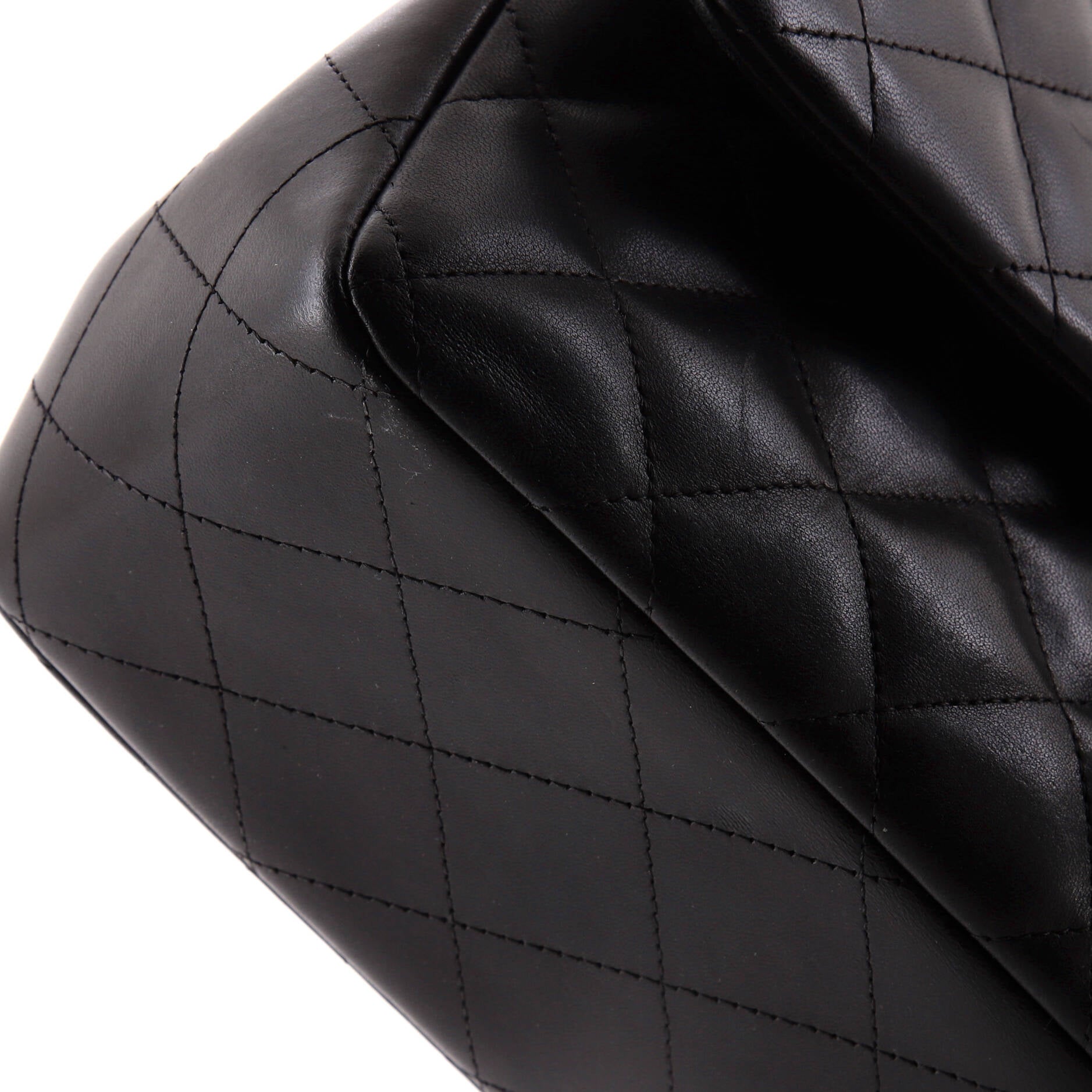 Chanel Classic Double Flap Bag Quilted Lambskin Jumbo