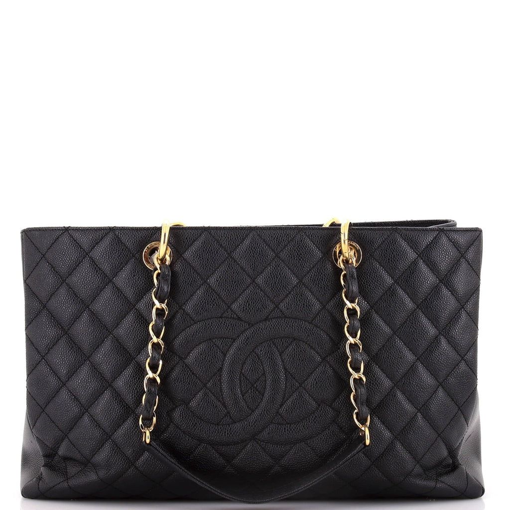 Chanel Grand Shopping Tote Quilted Caviar XL