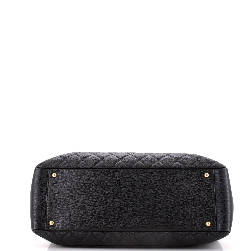 Chanel Grand Shopping Tote Quilted Caviar XL