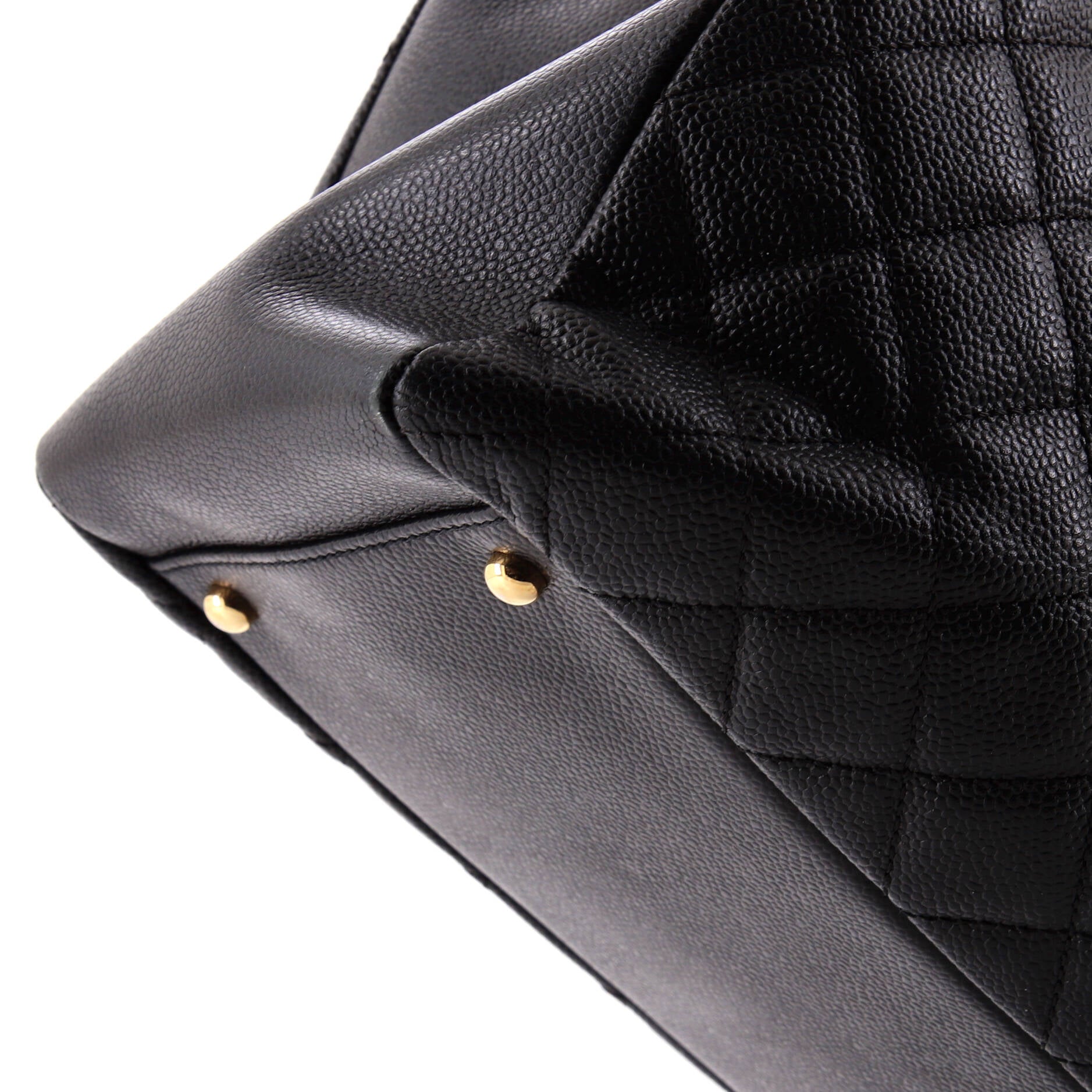 Chanel Grand Shopping Tote Quilted Caviar XL