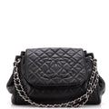 Chanel Timeless Accordion Flap Bag Quilted Caviar