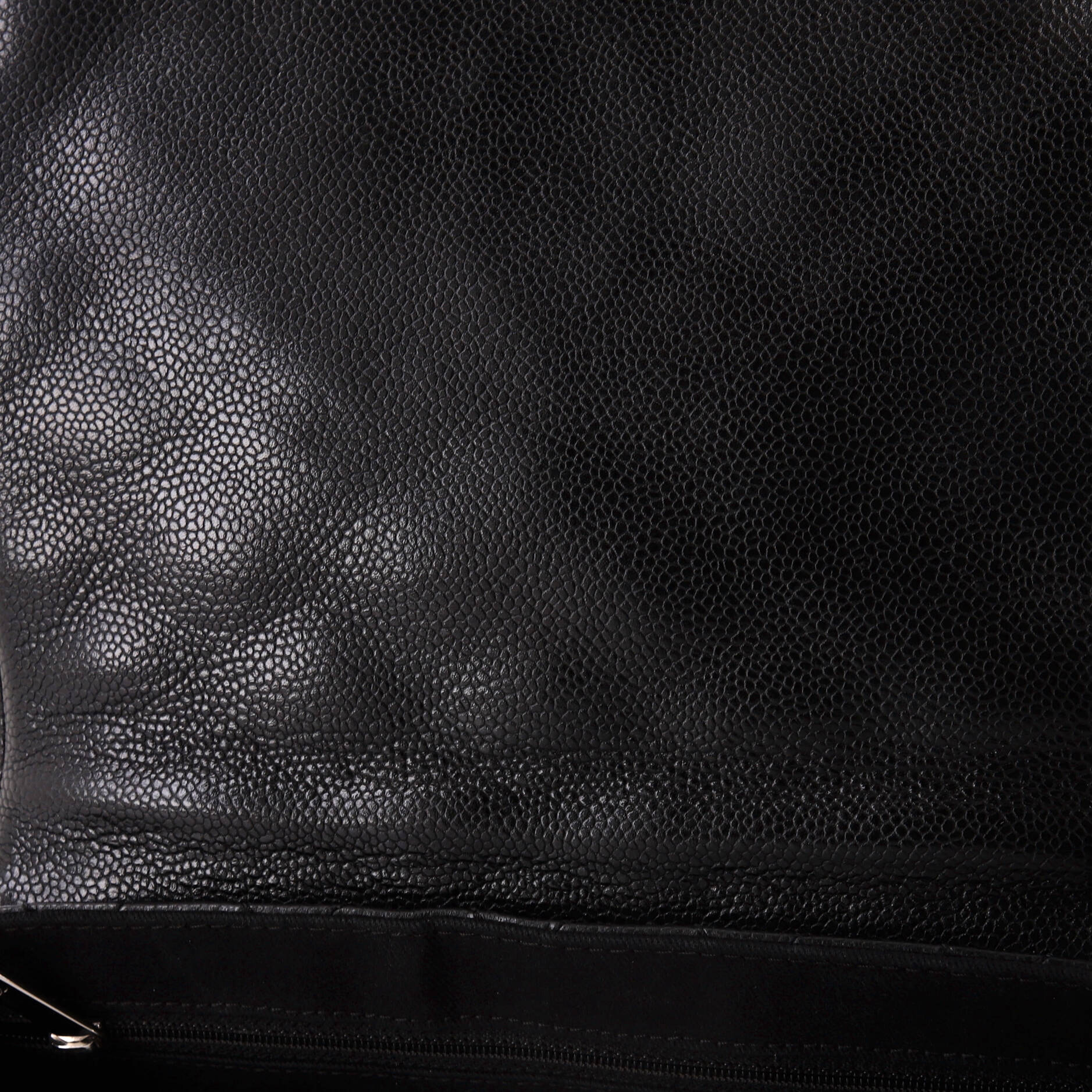 Chanel Timeless Accordion Flap Bag Quilted Caviar