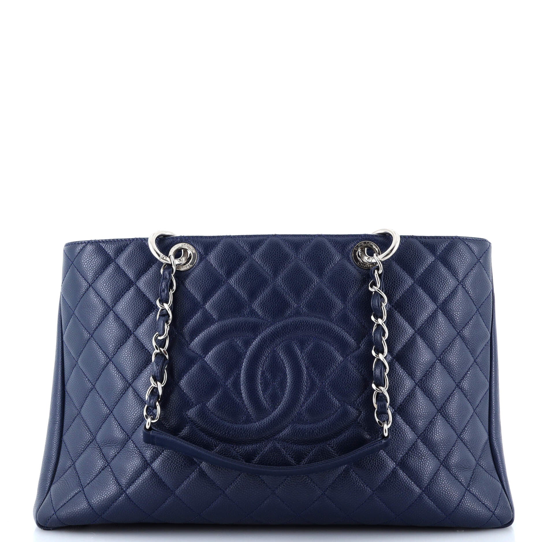 Chanel Grand Shopping Tote Quilted Caviar XL