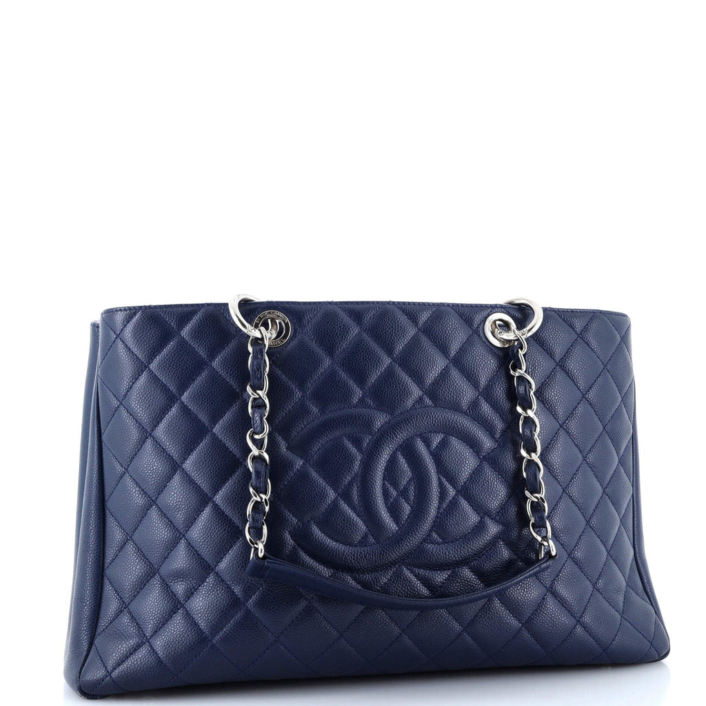 Chanel Grand Shopping Tote Quilted Caviar XL