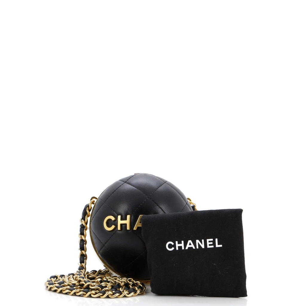 Chanel 22 Sphere Minaudiere Quilted Lambskin