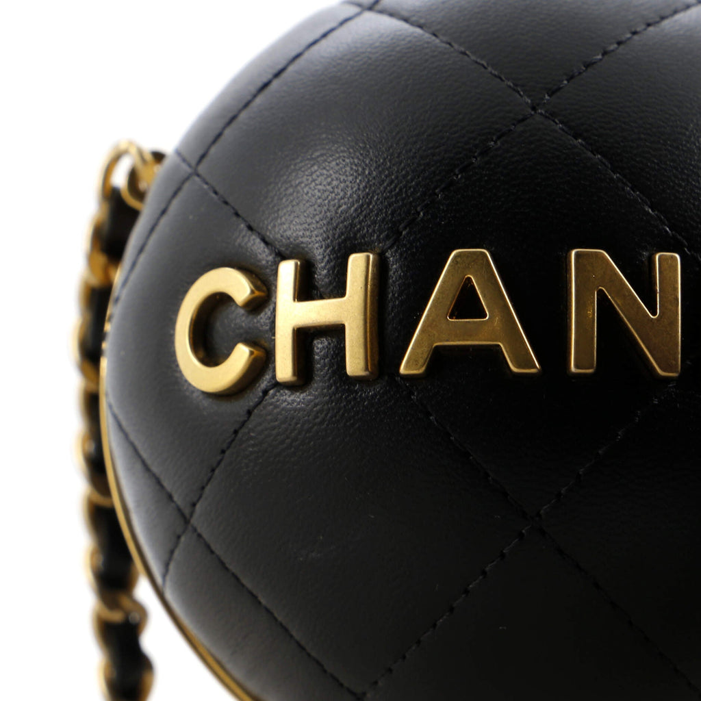Chanel 22 Sphere Minaudiere Quilted Lambskin