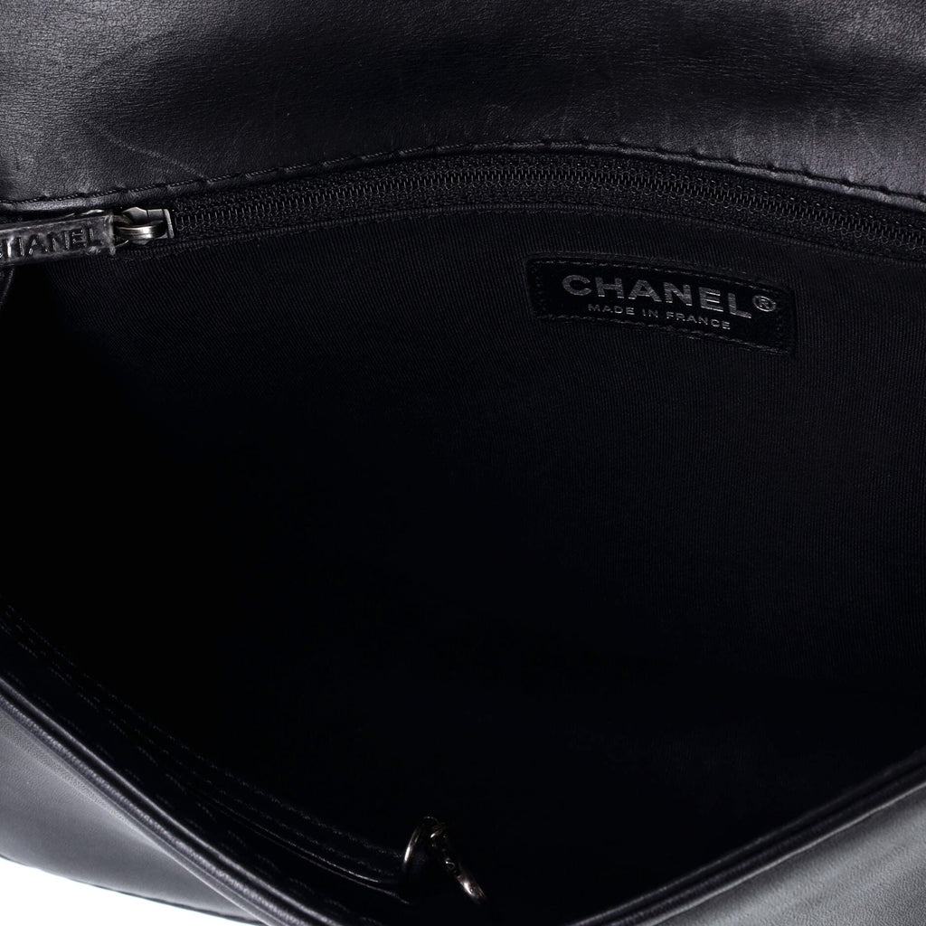 Chanel Stitch Boy Flap Bag Quilted Calfskin Large