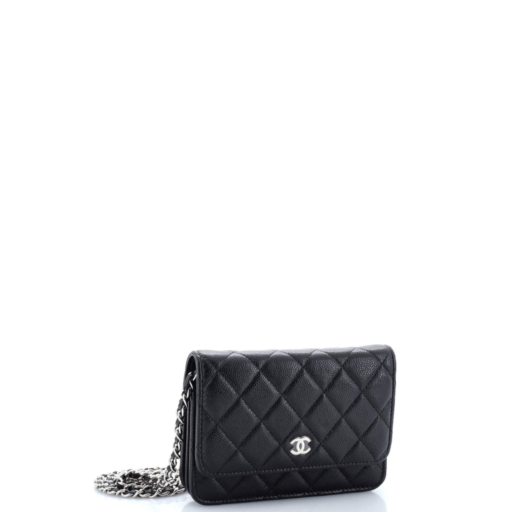 Chanel Wallet on Chain Quilted Caviar Mini