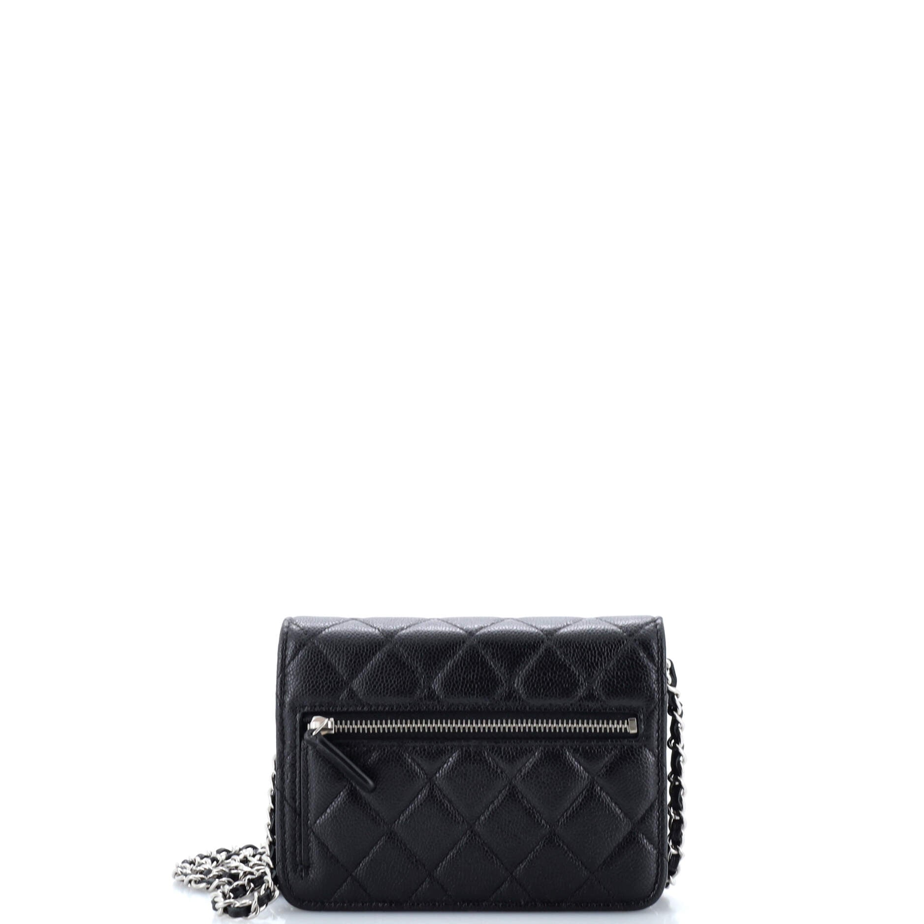 Chanel Wallet on Chain Quilted Caviar Mini