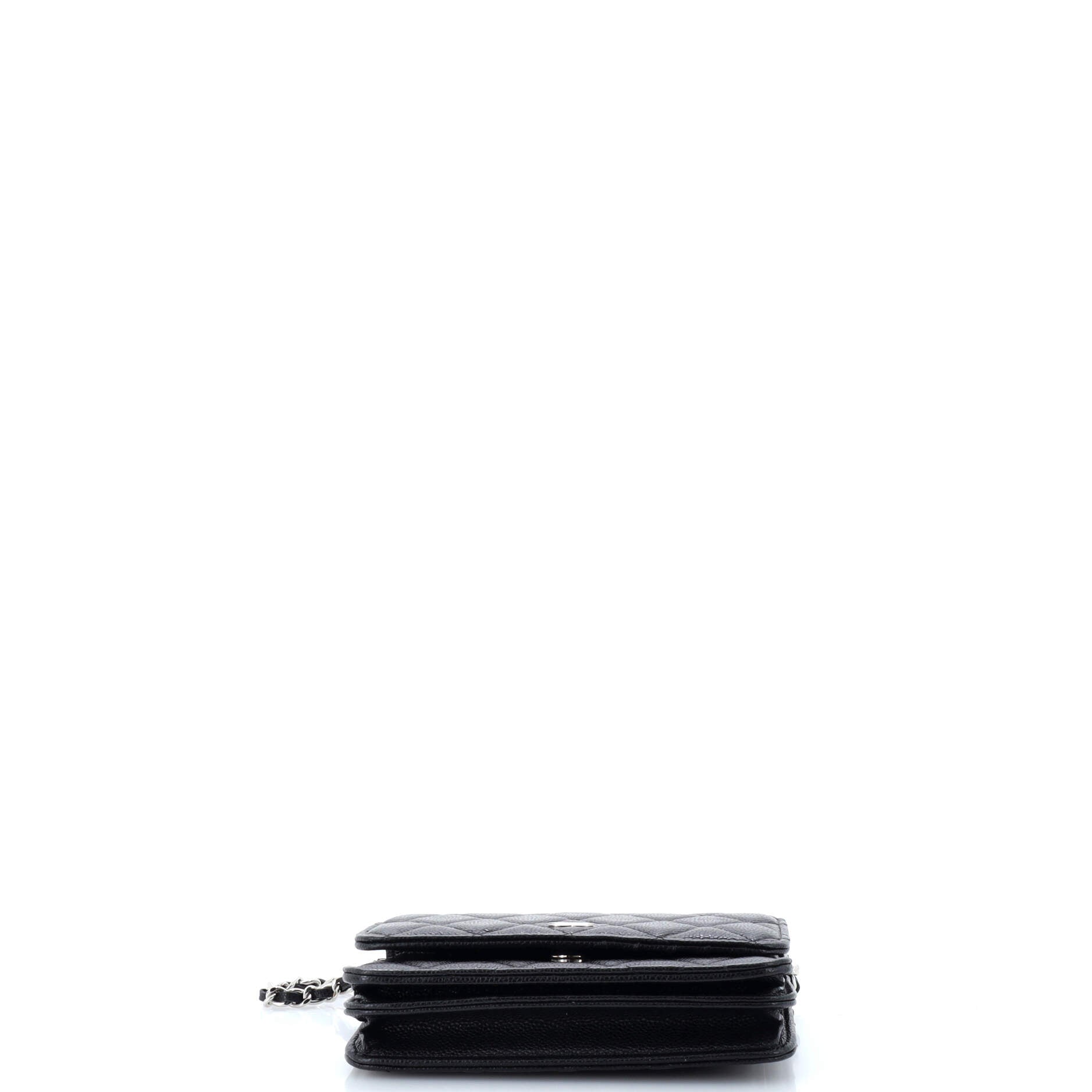 Chanel Wallet on Chain Quilted Caviar Mini