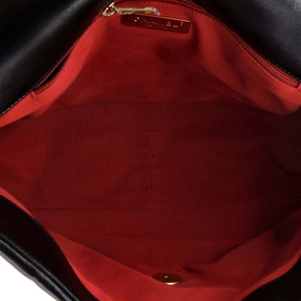 Chanel 19 Flap Bag Quilted Leather Maxi