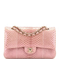 Chanel Classic Double Flap Bag Iridescent Python Medium