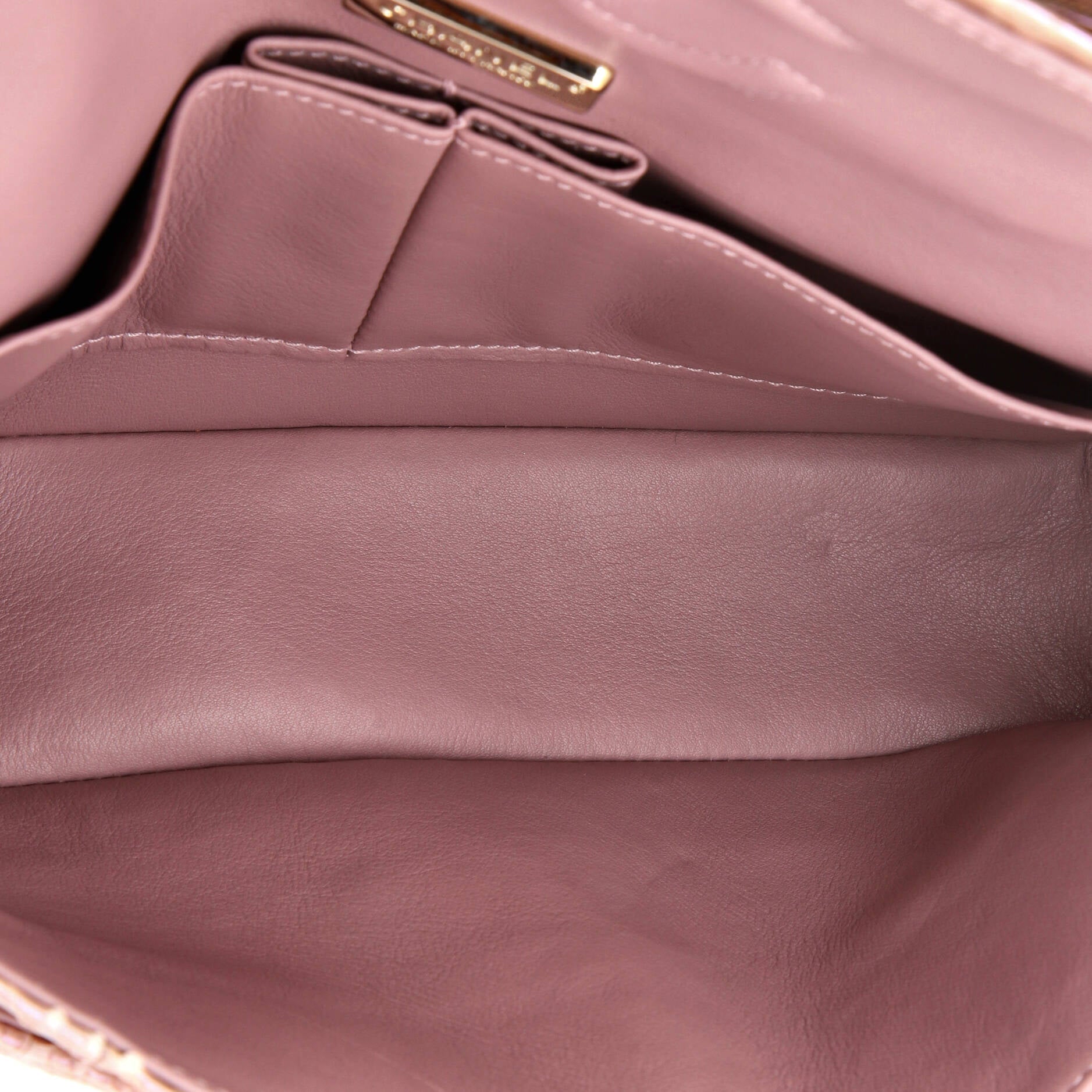 Chanel Classic Double Flap Bag Iridescent Python Medium