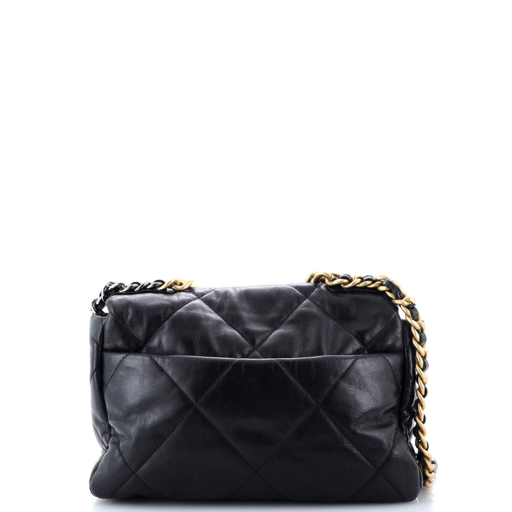 Chanel 19 Flap Bag Quilted Leather Large