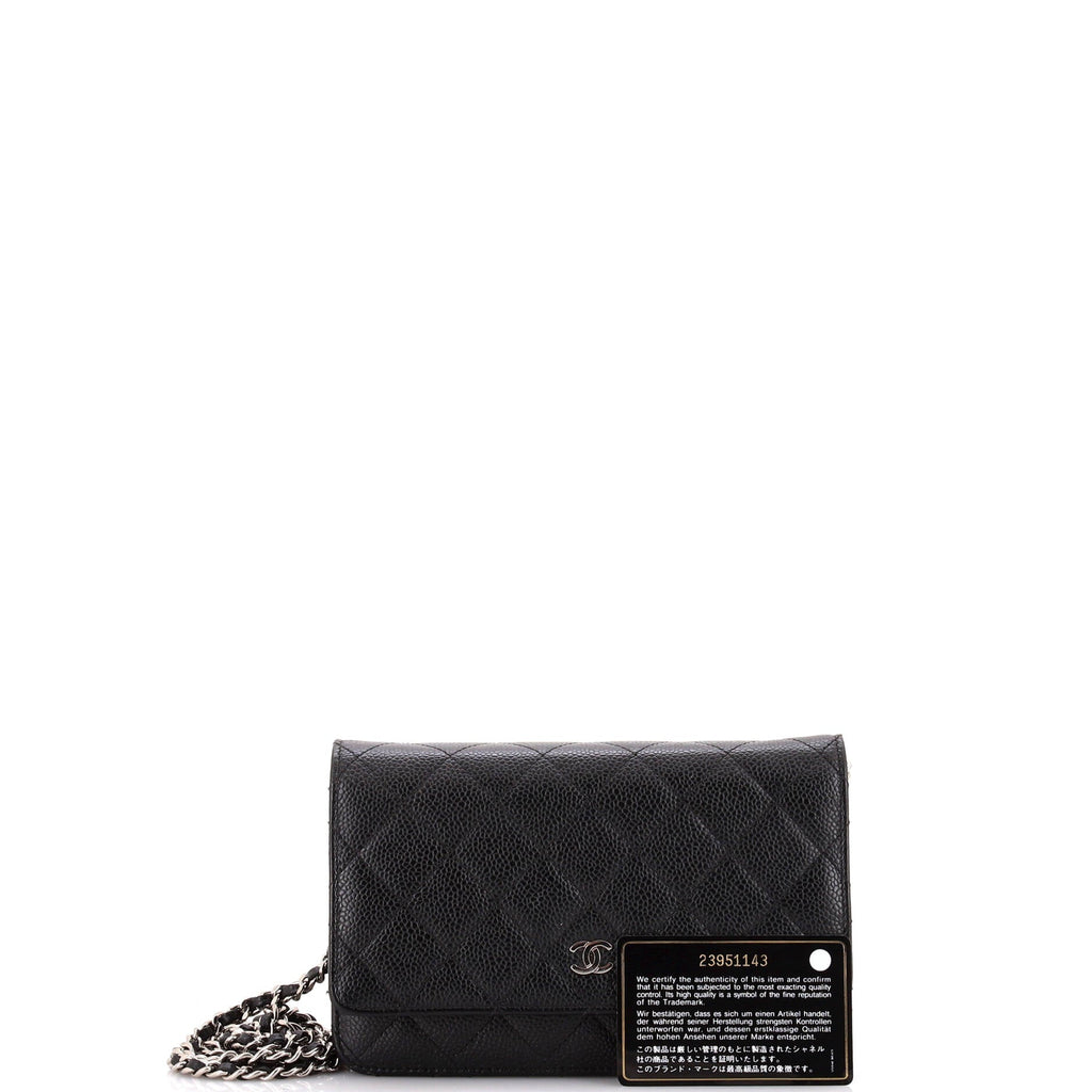 Chanel Wallet on Chain Quilted Caviar
