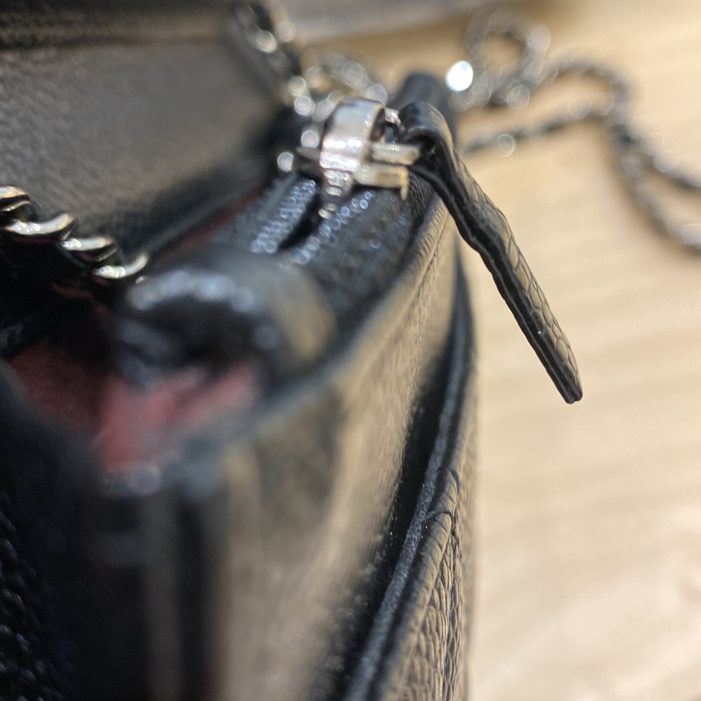 Chanel Wallet on Chain Quilted Caviar