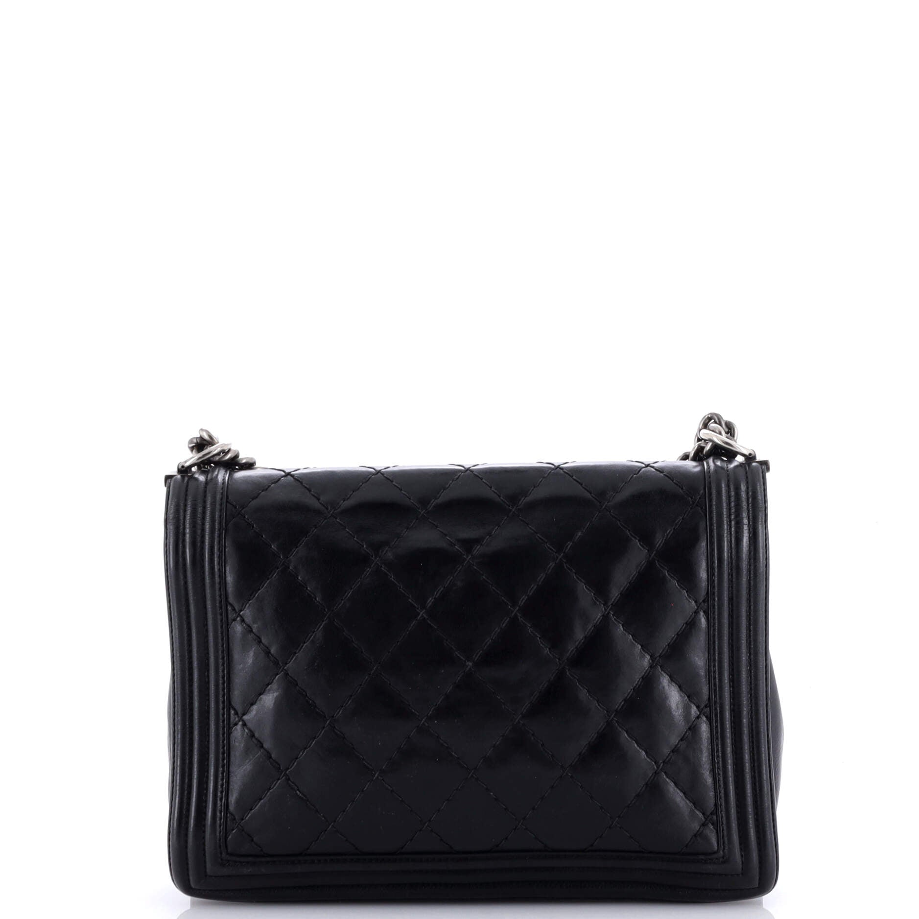 Chanel Boy Flap Bag Quilted Calfskin Large