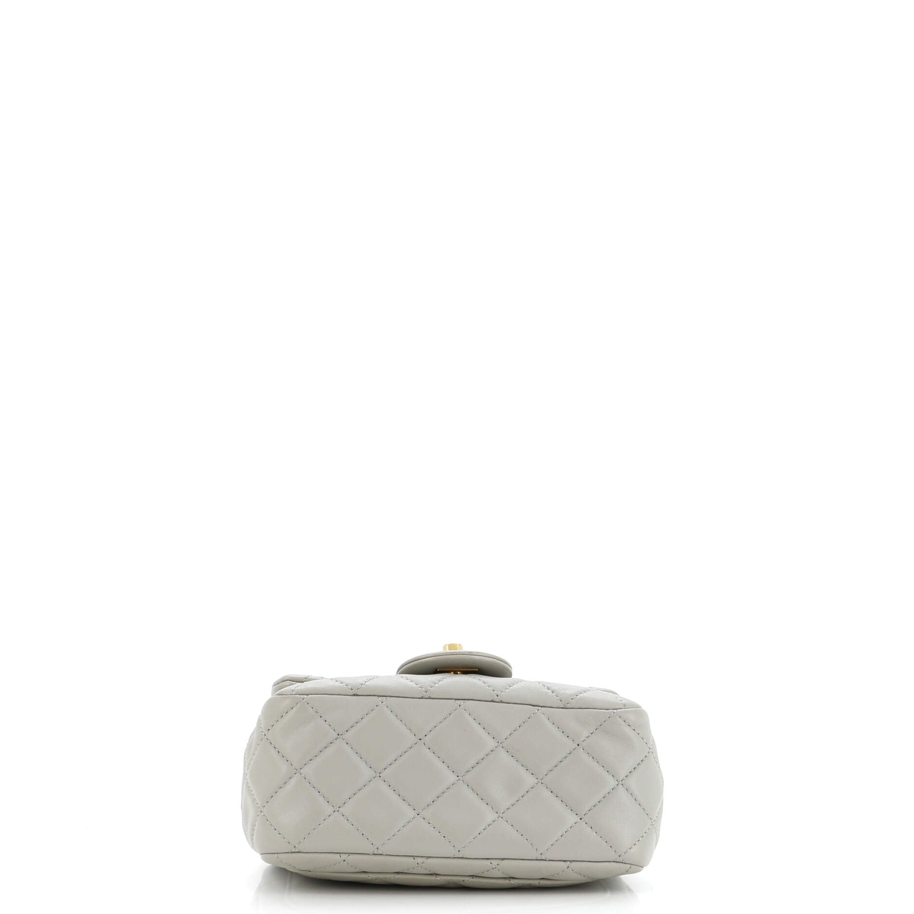 Chanel Pearl Crush Square Flap Bag Quilted Lambskin Mini