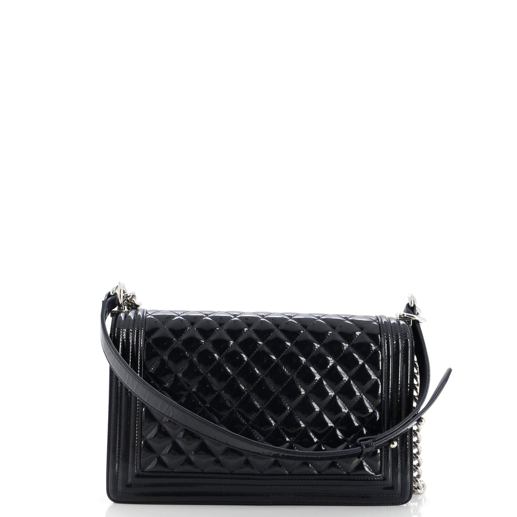 Chanel Boy Flap Bag Quilted Plexiglass  New Medium