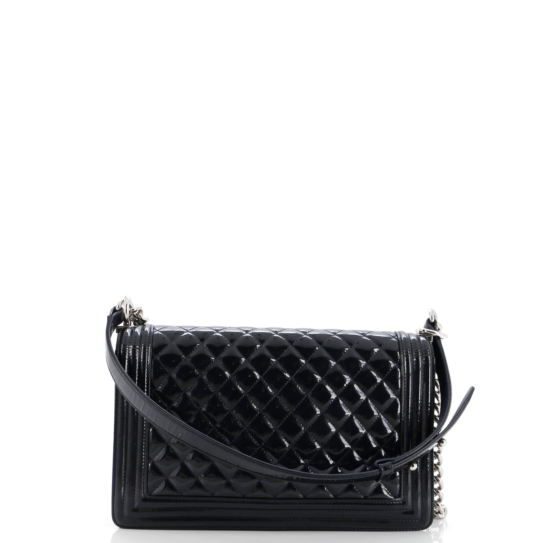 Chanel Boy Flap Bag Quilted Plexiglass  New Medium