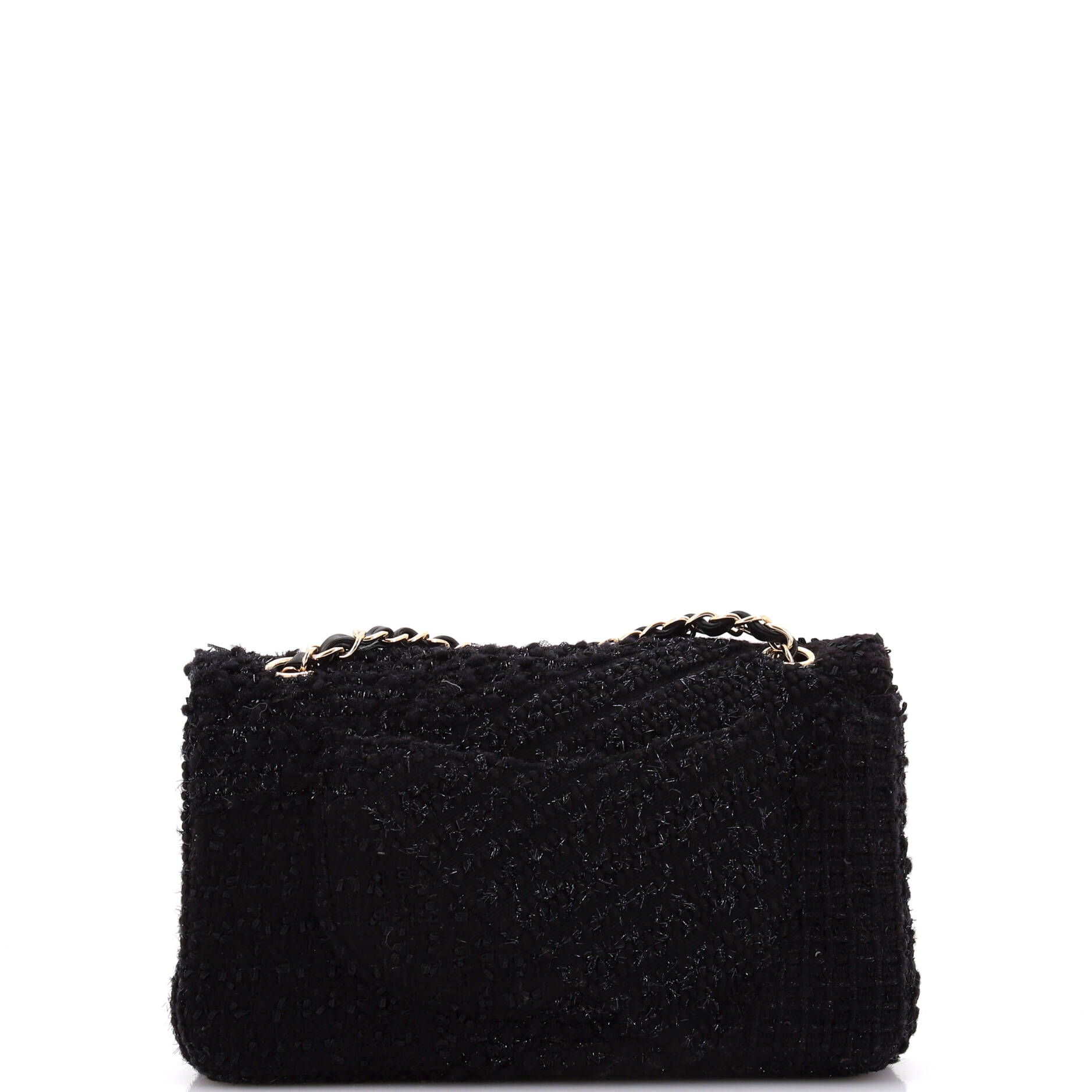 Chanel Classic Double Flap Bag Patchwork Tweed Medium